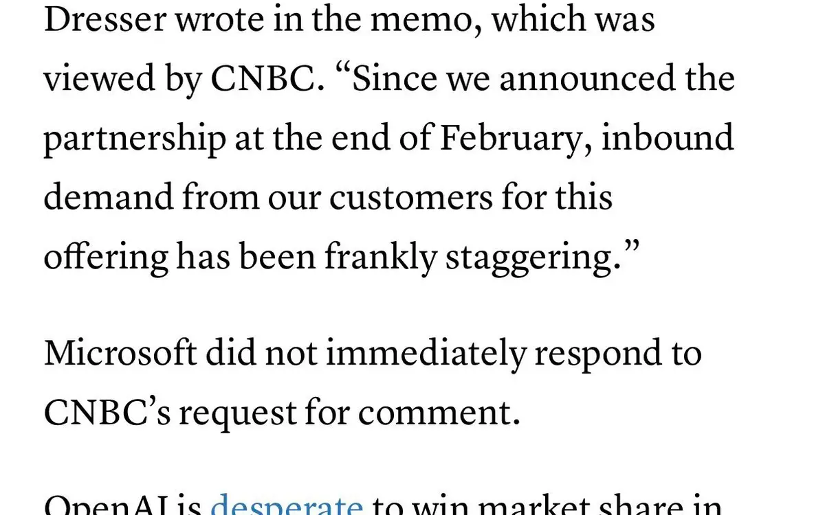 OpenAI's Internal Memo: 'Claude Has Become a Religion'