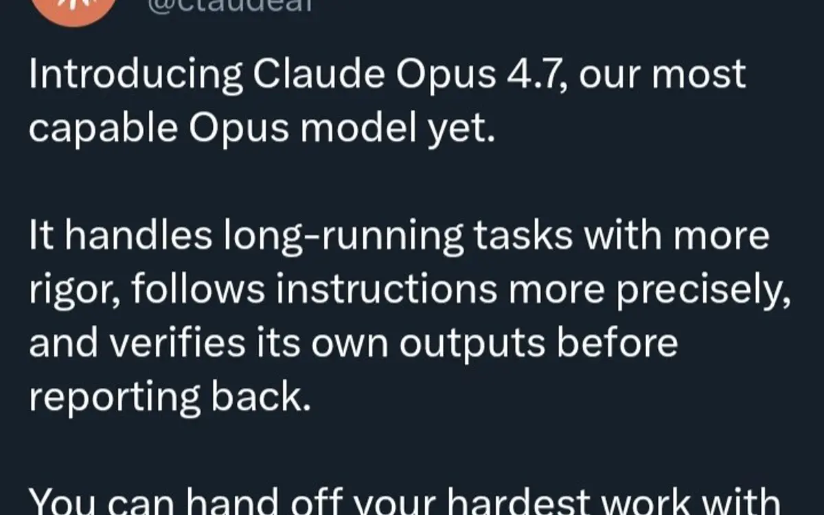 Anthropic Ships Opus 4.7 — Plus an AI Design Tool
