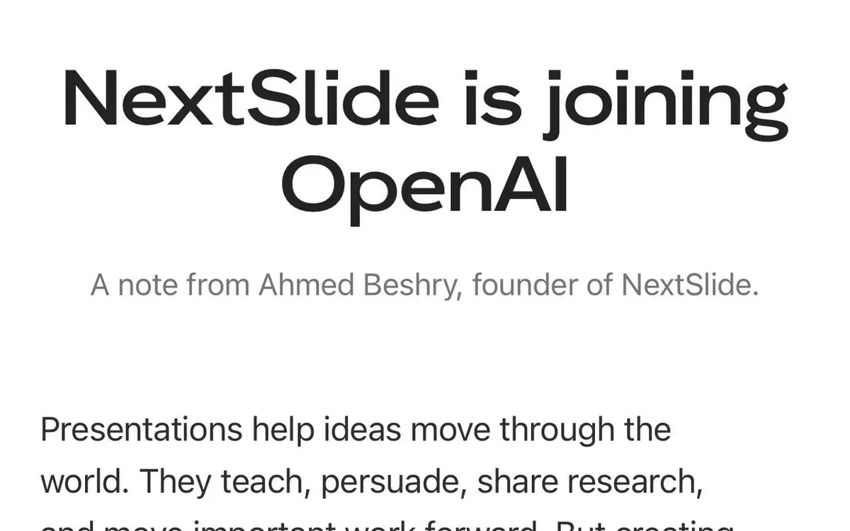 OpenAI bought a slides startup and told nobody for 5 months