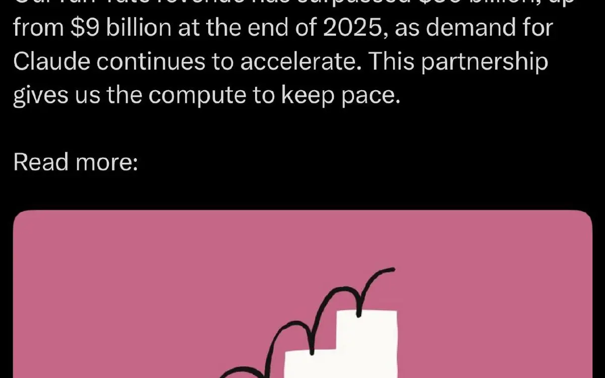 Anthropic Flips OpenAI: $30B Run Rate in 16 Months