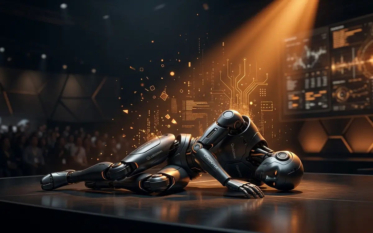 Qualcomm's humanoid robot dropped dead on stage at Computex