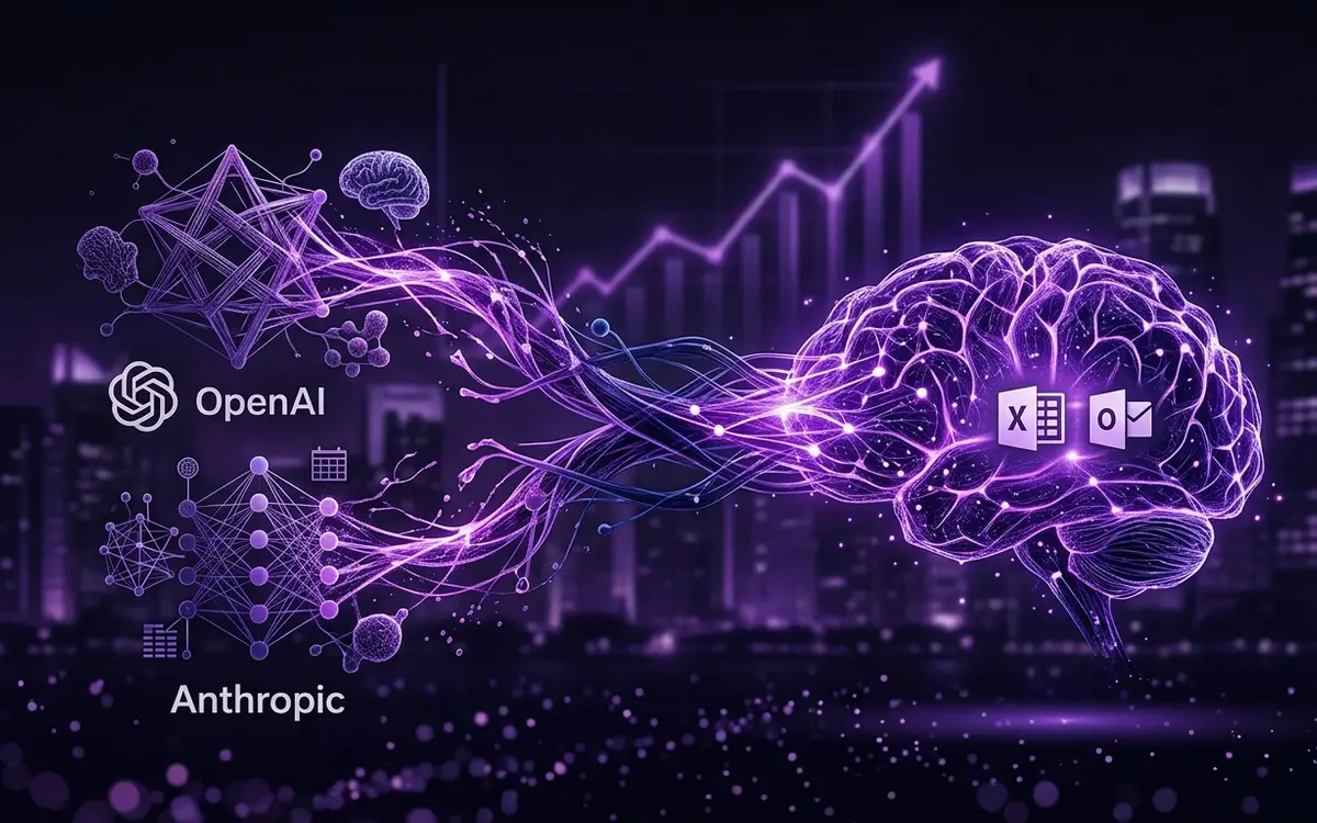 Microsoft ditches OpenAI & Anthropic inside Excel and Outlook