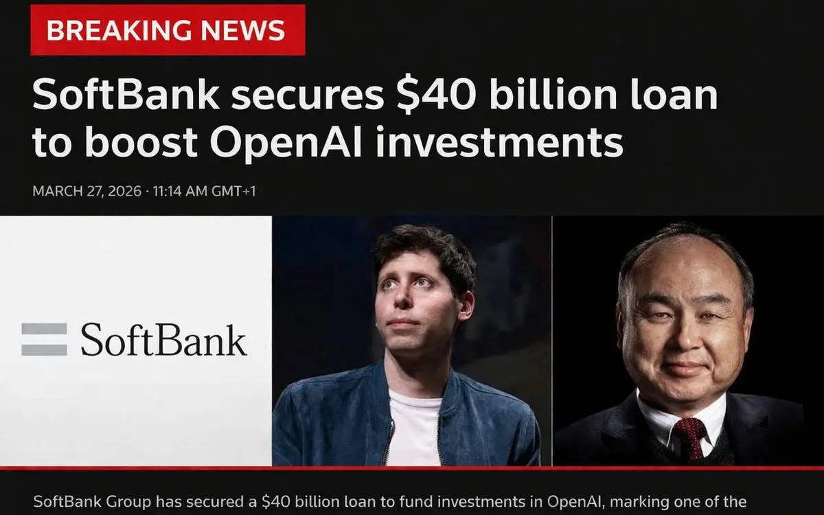 SoftBank Borrows $40B More to Double Down on OpenAI