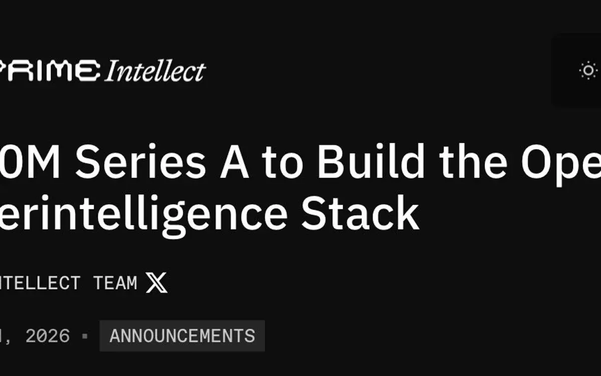 Prime Intellect hits $1B valuation on a $130M Series A
